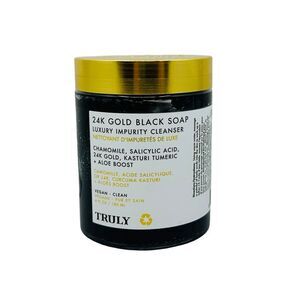TRULY 24K Gold Black Soap Luxury Impurity Cleanser - 6 fl oz / 180 ml